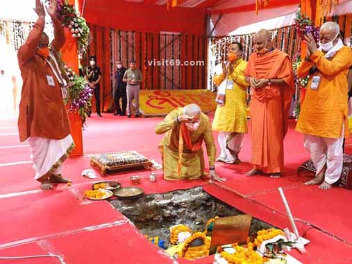 Bhumii Pujan Shilayans Ram Mandir